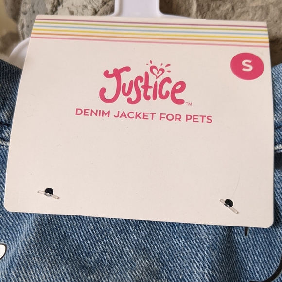 Justice Denim Jacket for Pets - Picture 3 of 5
